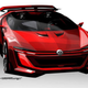 Illustration for article titled VWs Golf GTI Gran Turismo Vision Concept Is A Hot Hatch From 2050